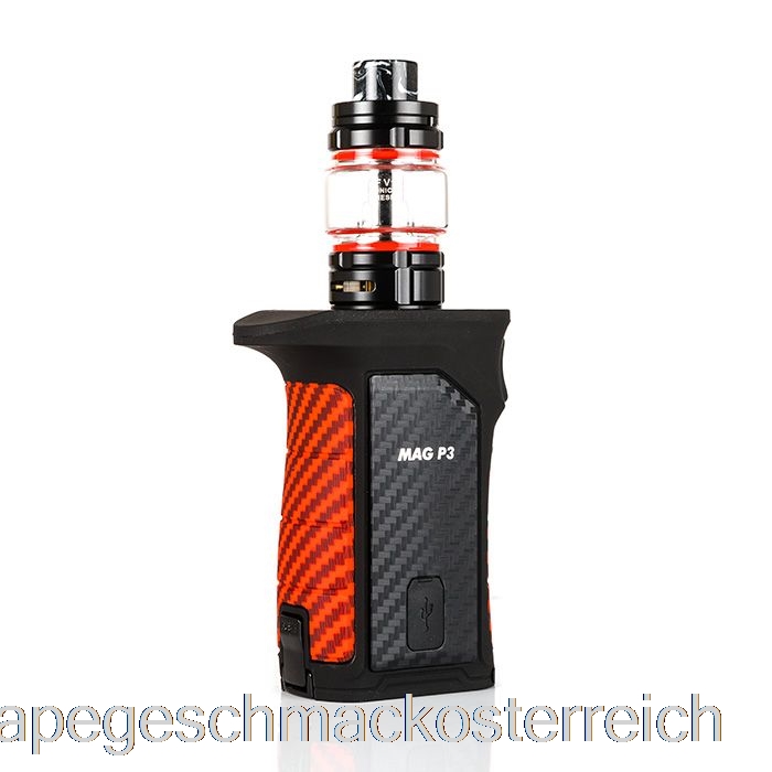 Smok Mag P3 230 W & TFV16 Starter Kit Schwarz / Rot Vape-Geschmack